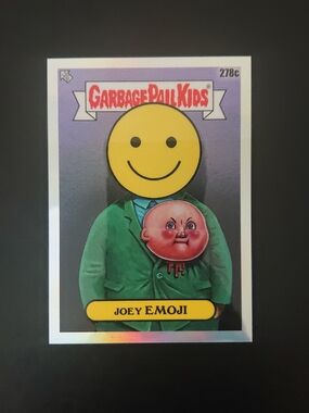 2024 Topps GPK Garbage Pail Kids Chrome 7 - Joey Emoji (278c) - C-Name SP